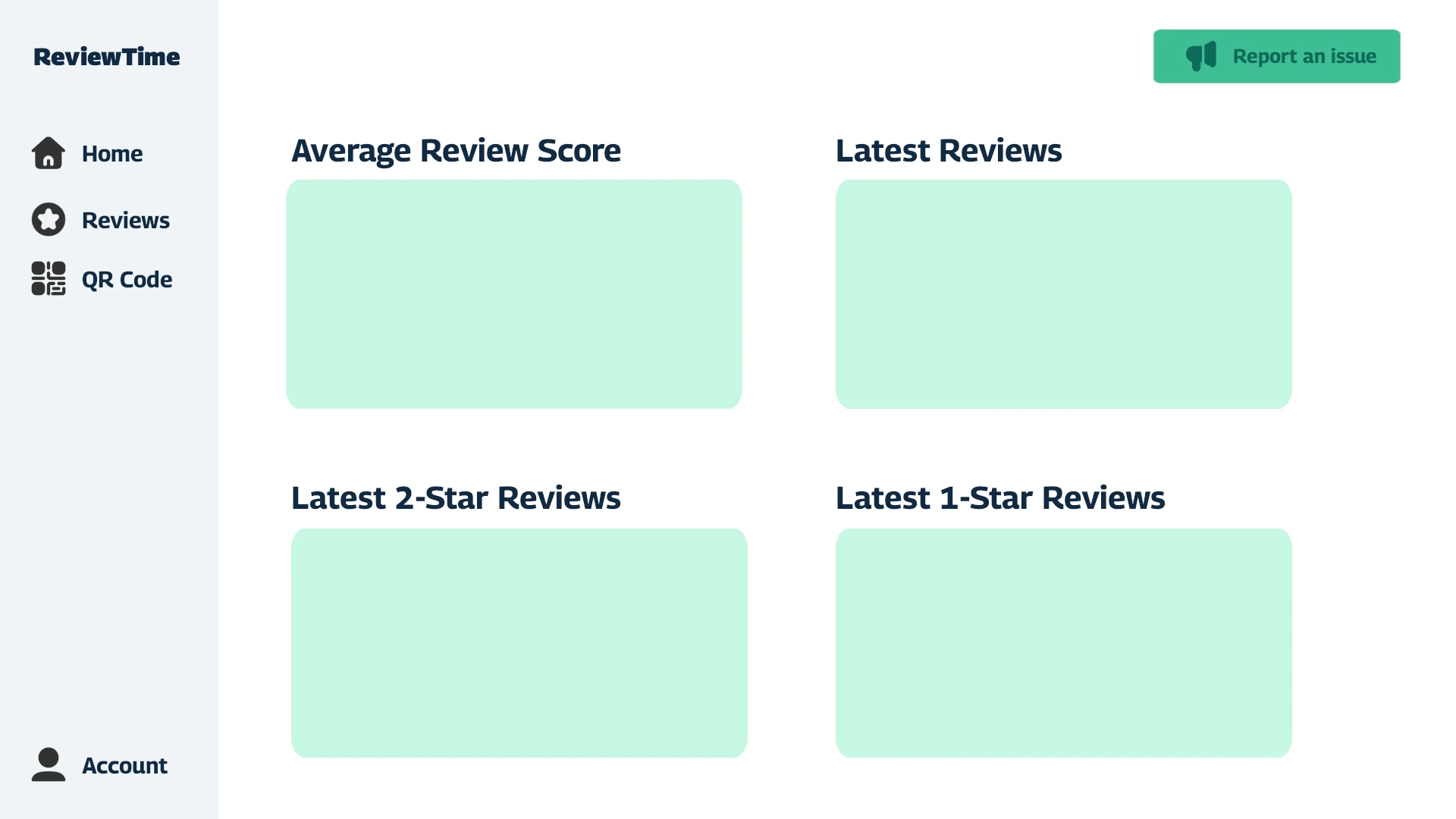 ReviewTime's dashboard demo